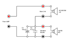 図１　試作機デバイディングネットワーク回路