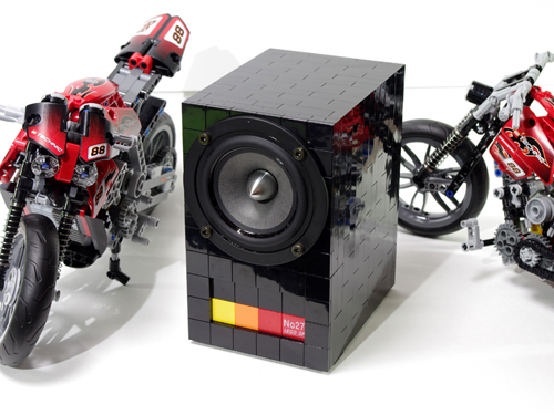 写真１　マイクロタンデムドライブ　LEGOスピーカー２７号機