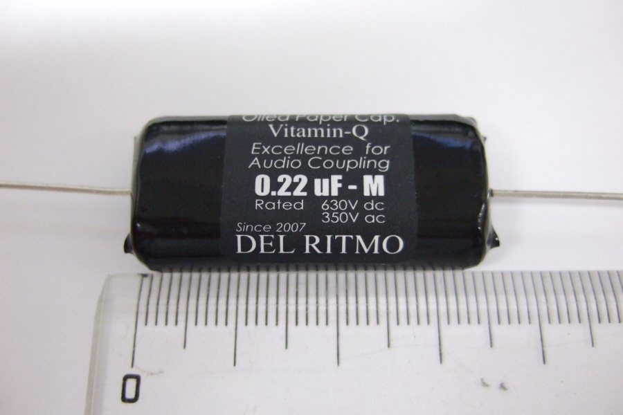 DEL RITMO コンデンサ 0.22uF / SUNVALLEY AUDIO(旧キット屋)[真空管 