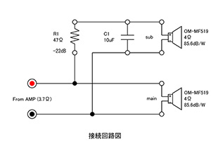 図２　アクティブラジエーター回路図